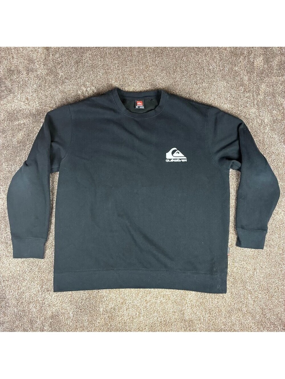 Quiksilver Crewneck Sweater Mens Size XLarge Black